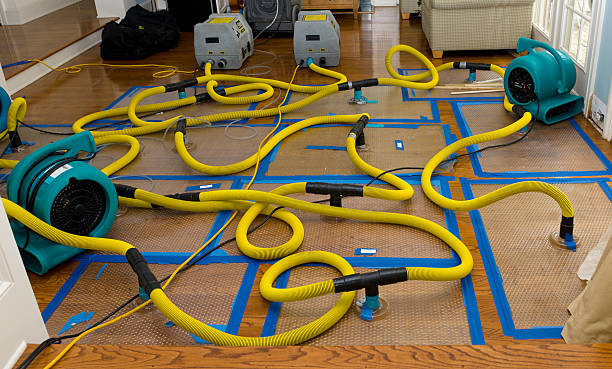 Professional Flood Damage Restoration technician working in Southfield, MI